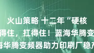 火山策略 十二年“硬核”表现：稳得住，扛得住！蓝海华腾变频器助力印刷厂稳产增效